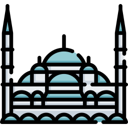blauwe moskee icoon