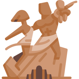 afrikanisches renaissance-denkmal icon