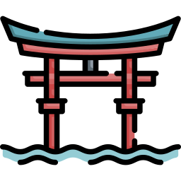 sanctuaire d'itsukushima Icône