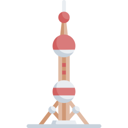 torre de pérolas orientais Ícone