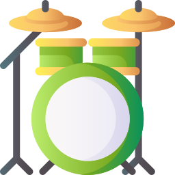 Drum set icon