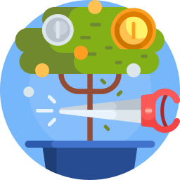 Money tree icon