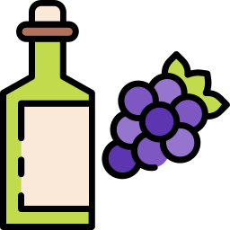 Grape wine icon