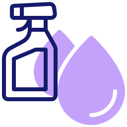 Cleaning spray icon