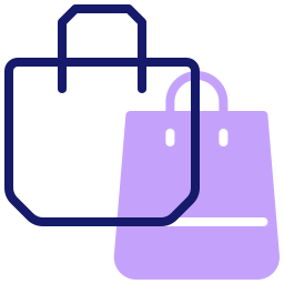 Shopping bag icon