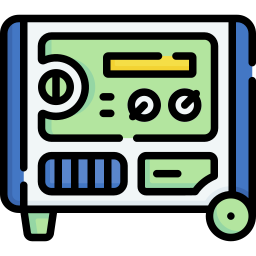 Electric generator icon