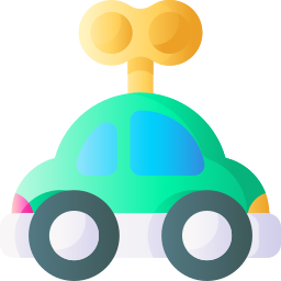 speelgoedauto icoon