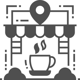cafetería icono