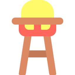 voedende stoel icoon