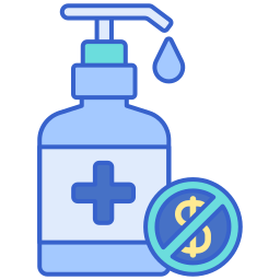 Hand sanitizer icon