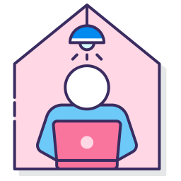 Work from home icon