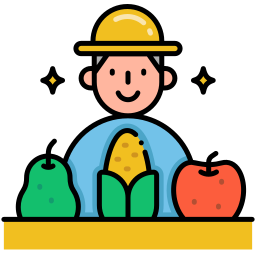 Harvest farming icon