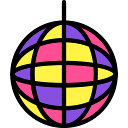 bola de disco icono