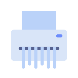 Paper shredder icon