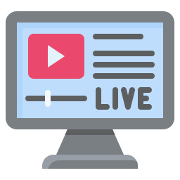 live-streaming icon