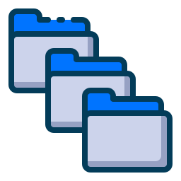 zarządzanie folderami ikona