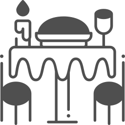 Dinner table icon