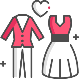 Wedding dress icon