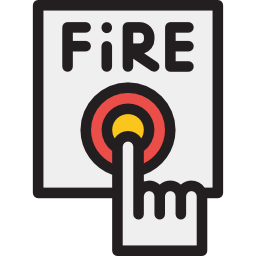 Fire alarm icon