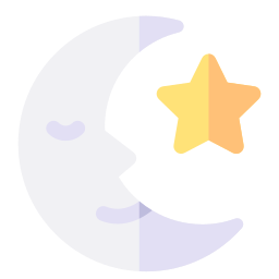 maan en sterren icoon