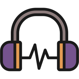 Sound headset icon