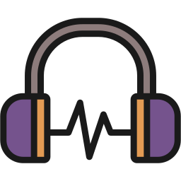 słuchawki dźwiękowe ikona