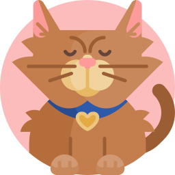 gato persa icono