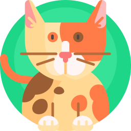 Пятнистый кот иконка