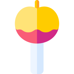 Caramelized apple icon