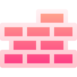 Brick wall icon