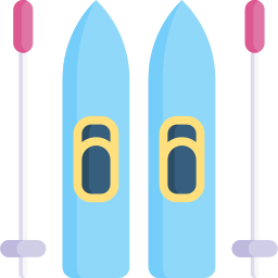 ski uitrusting icoon