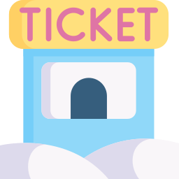 scatola dei biglietti icona