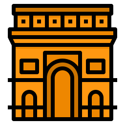 arco del triunfo icono