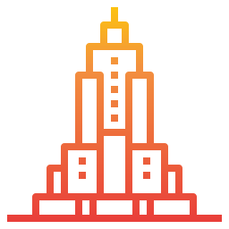 edificio empire state icono