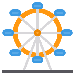 Ferris wheel icon