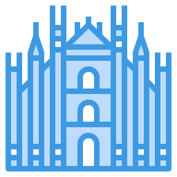 cathédrale de milan Icône