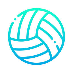 pelota de voleibol icono