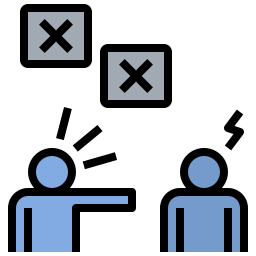 faire des reproches Icône