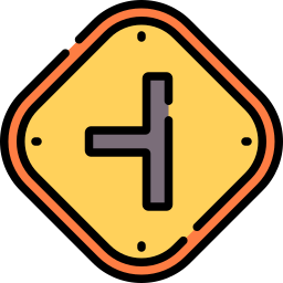 nebenstraße links icon