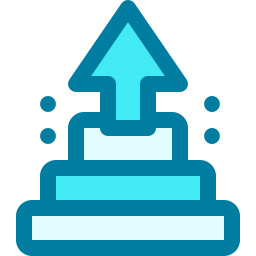 graphique pyramidal Icône