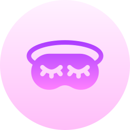 Sleeping mask icon