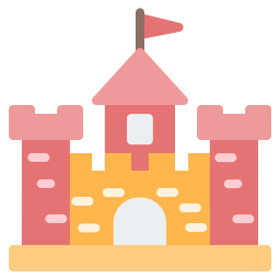 Sand castle icon