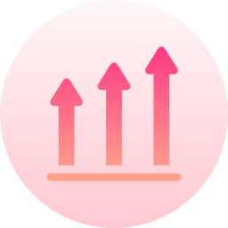 gráfico de barras Ícone