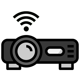 proiettore multimediale icona
