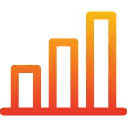 gráfico de crecimiento icono