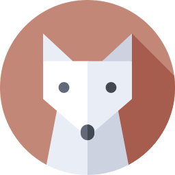 raposa ártica Ícone