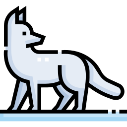 Арктическая лиса иконка