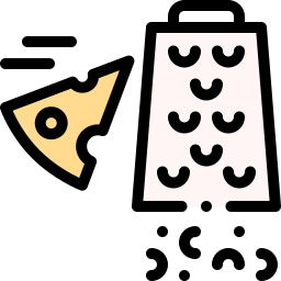 Grating cheese icon