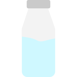 Milk bottle icon