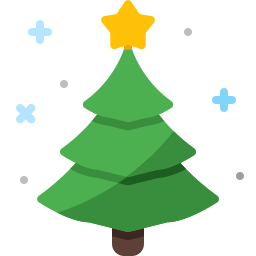árbol de navidad icono